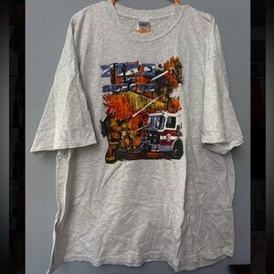 *SOLD* Fire and Rescue Y2K T-Shirt